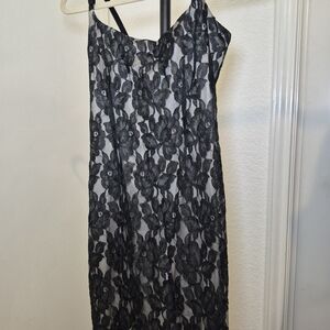 Elegant Black Lace Dress